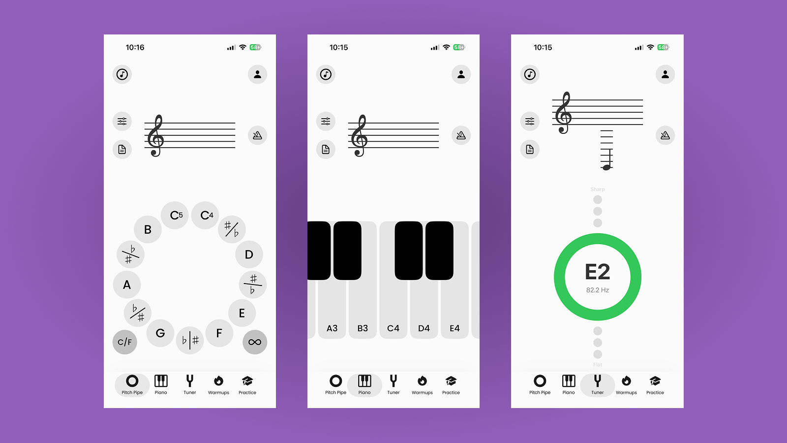Pocket Pitch - The Singer App homepage