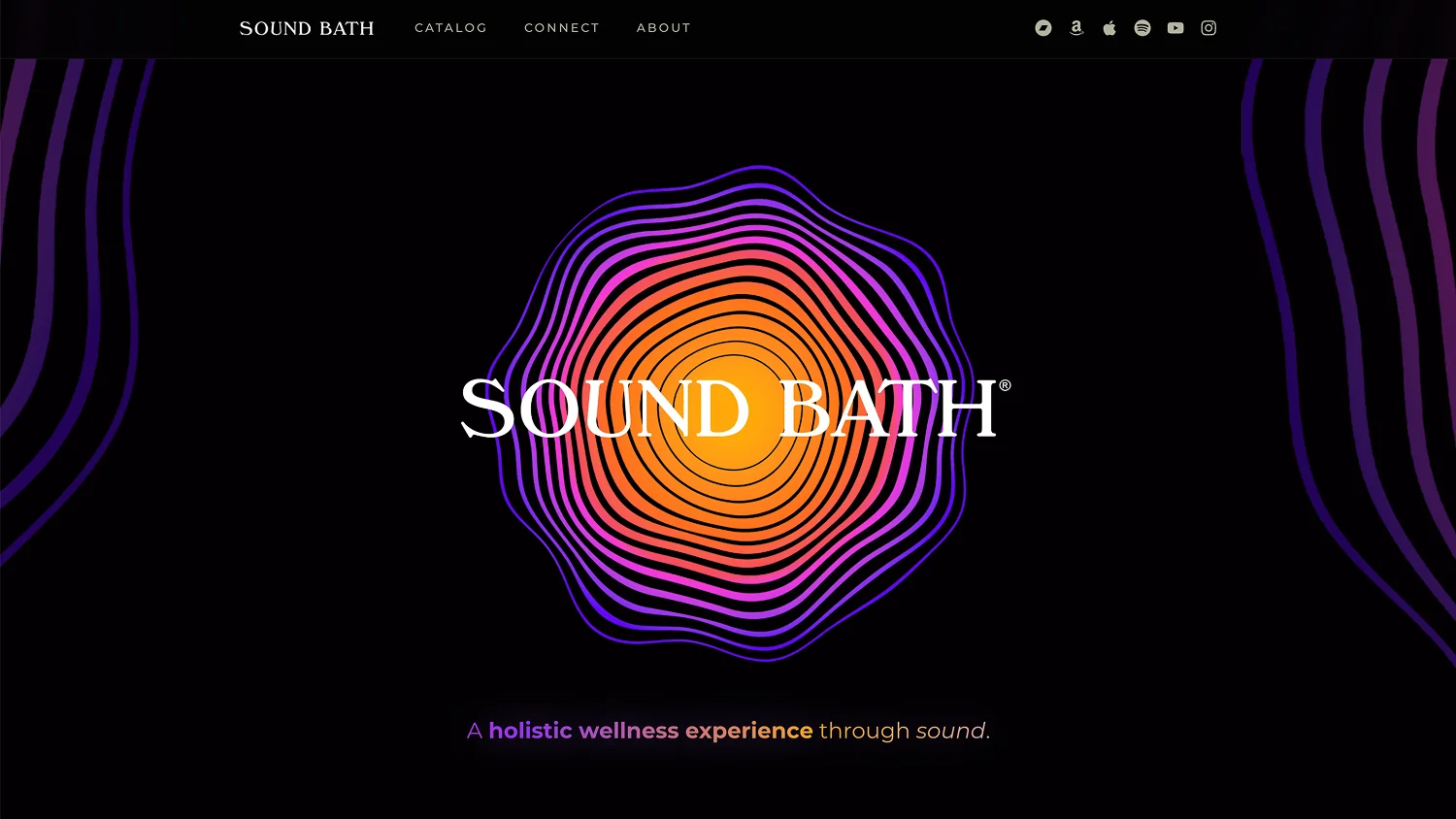 soundbathvibrations.com homepage