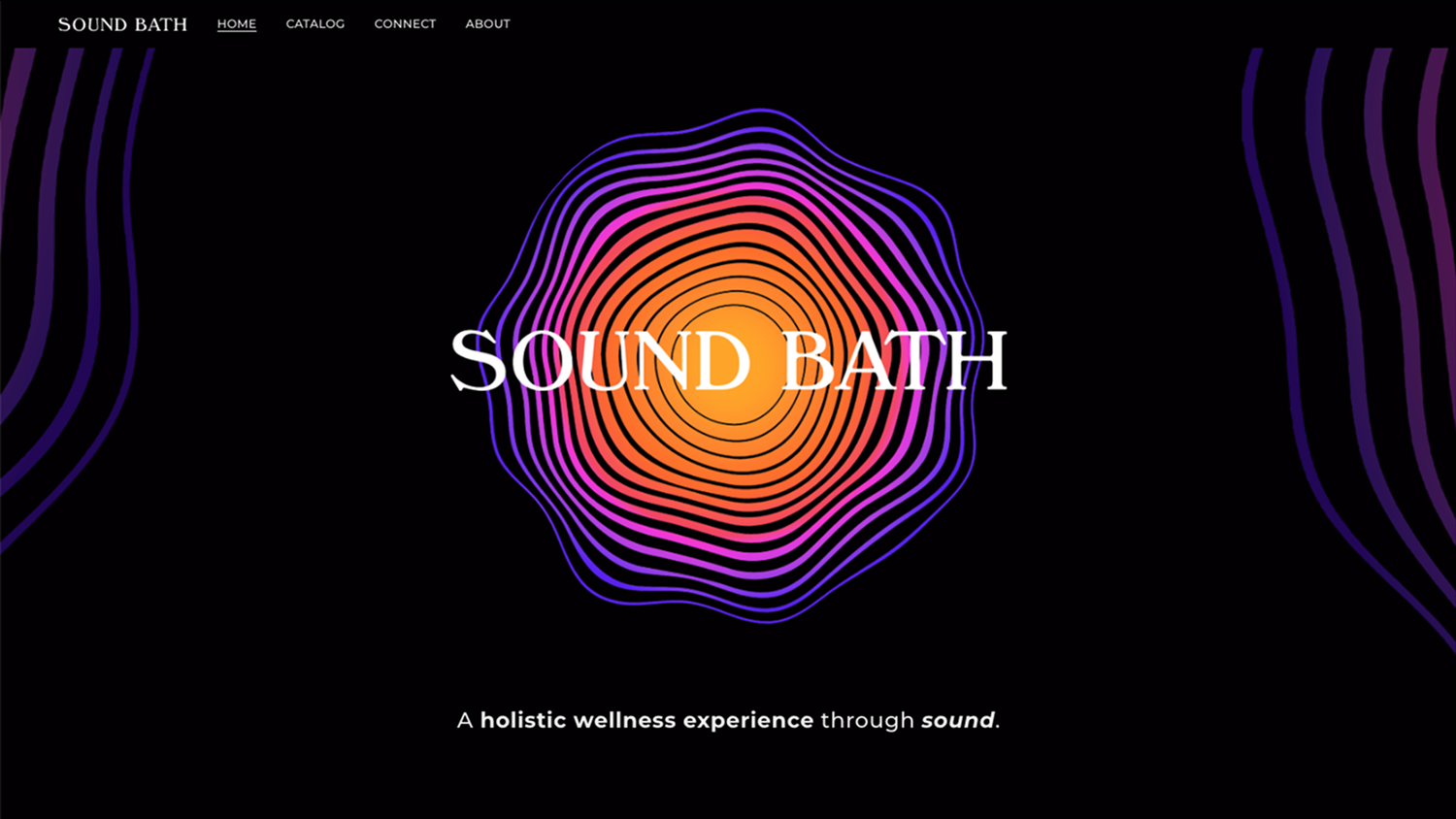 soundbathvibrations.com homepage