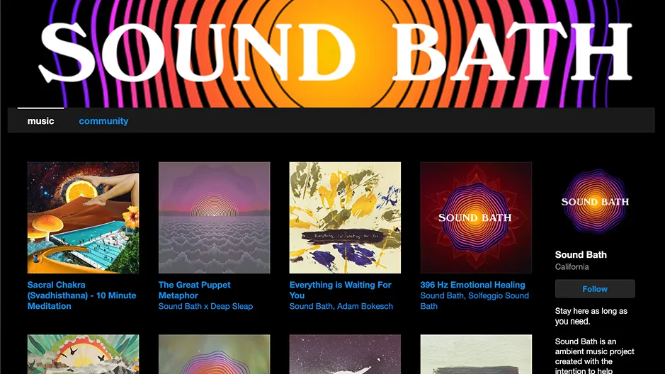 soundbathvibrations.com — No center or connection. — Bandcamp